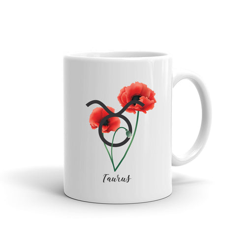 Zodiac Flowers Mug | TAURUS
