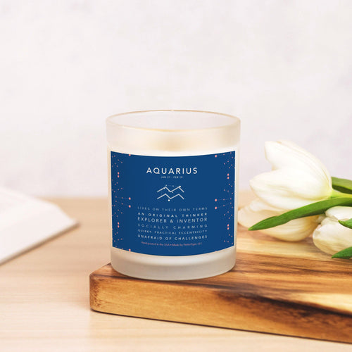 Aquarius Candle