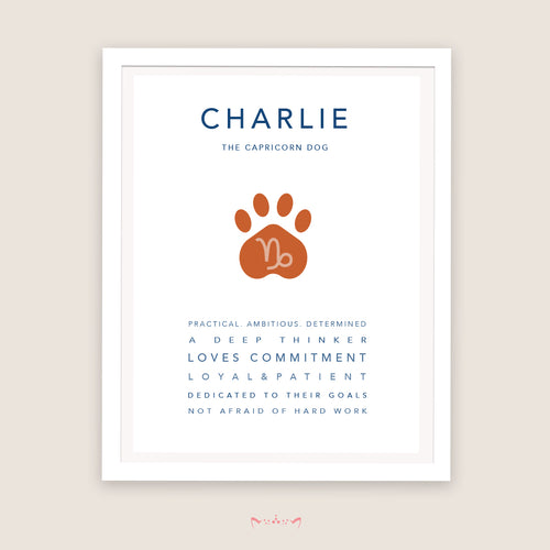 CAPRICORN Dog (Dec 22 - Jan 20)