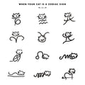 VIRGO Unisex T-shirt :: Zodiac Cat Tee