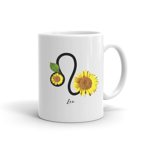 Zodiac Flowers Mug | LEO