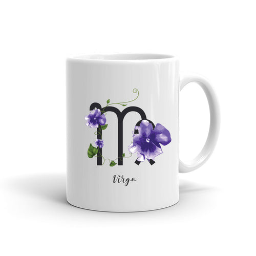 Zodiac Flowers Mug | VIRGO